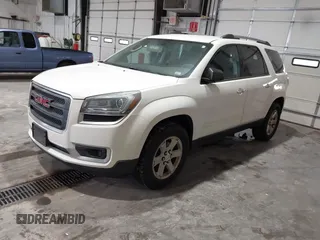 2014 GMC Acadia SLE with VIN 1GKKRNED6EJ202757, listed as a IAAI auction lot 41928884 with 166,390 mi miles and . Bid and sale history available at carsss.com. Image 2.