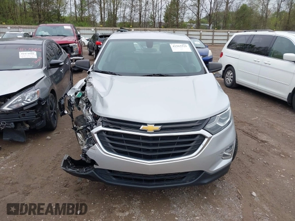 2019 Chevrolet Equinox LS with VIN 2GNAXHEV8K6170949, listed as a IAAI auction lot 41965525 with 124,883 mi miles and . Bid and sale history available at carsss.com. Image 12.