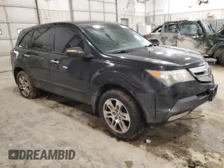 2007 Acura MDX Tech Pkg with VIN 2HNYD28367H552765, listed as a Copart auction lot 44071185 with 190,155 mi miles and Non Repairable. Bid and sale history available at carsss.com. Image 4.