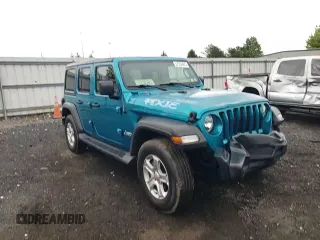 2020 Jeep Wrangler Unlimited Sport S z VIN 1C4HJXDG8LW163366, wystawiony jako Copart lot #57572465 z przebiegiem 57 672 mil mil oraz Szkoda całkowita • Salvage title. Historia ofert i sprzedaży dostępna na DreamBid. Obrazek 13.