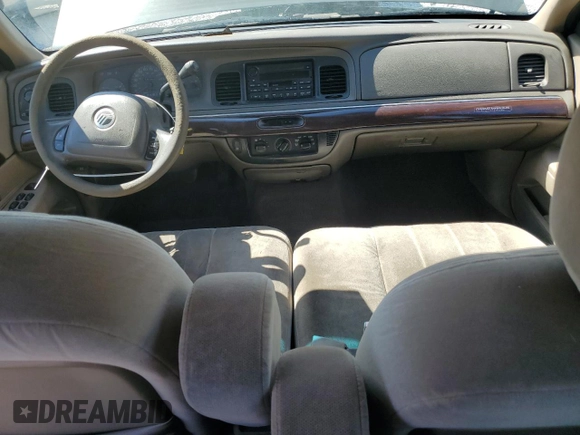 2003 Mercury Grand Marquis GS Convenience with VIN 2MEFM74W03X638534, listed as a Copart auction lot 49371535 with 335,360 mi miles and Salvage Title. Bid and sale history available at DreamBid. Image 8.