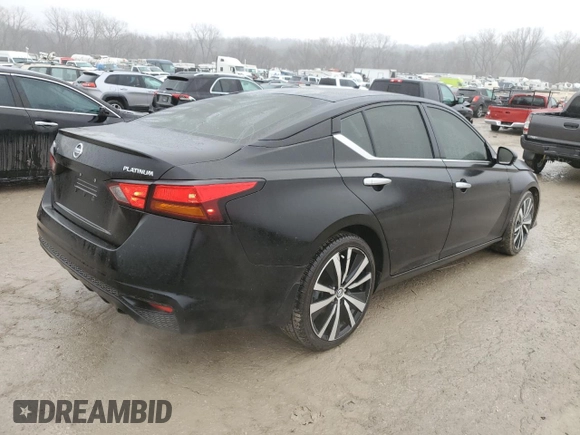 2019 Nissan Altima 2.5 Platinum with VIN 1N4BL4FV2KC193995, listed as a Copart auction lot 44106215 with 59,488 mi miles and Salvage Title. Bid and sale history available at carsss.com. Image 3.