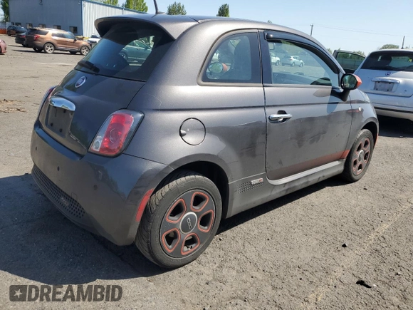 2014 FIAT 500e with VIN 3C3CFFGE3ET189547, listed as a Copart auction lot 55529875 with 105,547 mi miles and Clean Title. Bid and sale history available at carsss.com. Image 3.