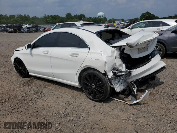 2019 Mercedes-Benz CLA 250 with VIN WDDSJ4GBXKN740798, listed as a Copart auction lot 59874665 with 60,164 mi miles and Salvage title. Bid and sale history available at DreamBid. Image 2.