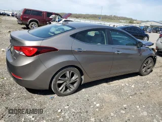 2014 Hyundai Elantra Limited z VIN 5NPDH4AEXEH477637, wystawiony jako Copart lot #52564715 z przebiegiem 131 561 mil mil oraz Szkoda całkowita • Salvage title. Historia ofert i sprzedaży dostępna na DreamBid. Obrazek 3.