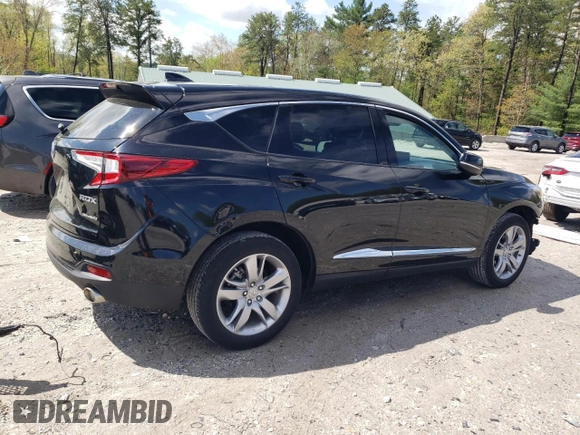 2021 Acura RDX Advance with VIN 5J8TC2H71ML020555, listed as a Copart auction lot 54877845 with 36,600 mi miles and Salvage title. Bid and sale history available at DreamBid. Image 3.