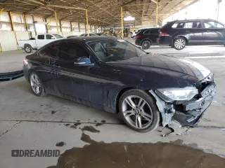 2014 BMW 4 Series 428i with VIN WBA3N3C55EF711010, listed as a Copart auction lot 59377495 with 135,994 mi miles and Salvage title. Bid and sale history available at DreamBid. Image 4.