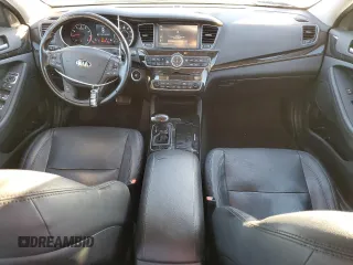 2015 Kia Cadenza Premium with VIN KNALN4D7XF5195059, listed as a Copart auction lot 75495444 with 114,742 mi miles and Salvage Title. Bid and sale history available at carsss.com. Image 8.