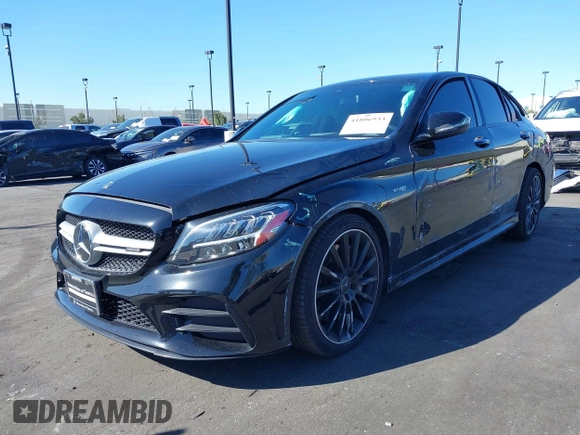 2021 Mercedes-Benz C 43 AMG z VIN W1KWF6EB4MR620959, wystawiony jako IAAI lot #41806933 z przebiegiem 32 621 mil mil oraz . Historia ofert i sprzedaży dostępna na DreamBid. Obrazek 2.