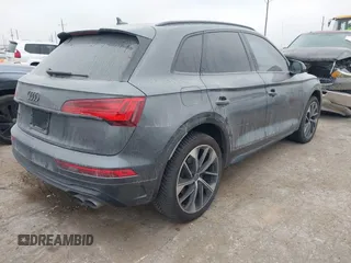 2022 Audi SQ5 Premium Plus with VIN WA1B4AFY0N2087517, listed as a IAAI auction lot 41193190 with 35,400 mi miles. Bid and sale history available at carsss.com. Image 4.