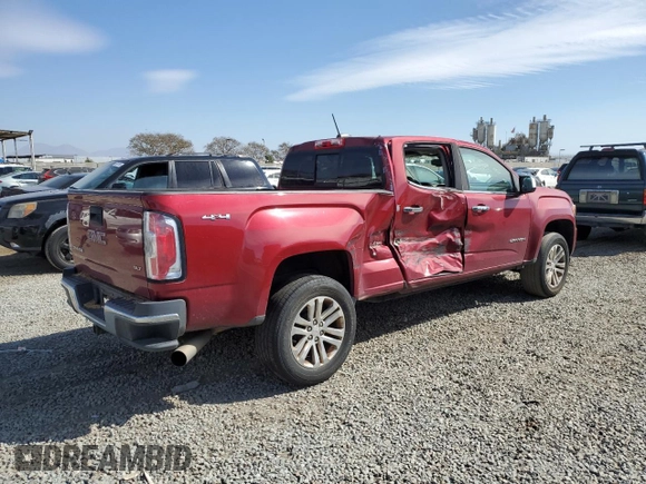 2018 GMC Canyon 4WD SLT with VIN 1GTP6DE16J1136652, listed as a Copart auction lot 45776315 with 138,469 mi miles and Salvage Title. Bid and sale history available at DreamBid. Image 3.