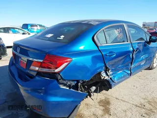 2014 Honda Civic Sedan LX with VIN 2HGFB2F57EH529579, listed as a IAAI auction lot 41732190 with 95,176 mi miles. Bid and sale history available at carsss.com. Image 6.