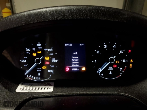 2023 Ram ProMaster Cargo with VIN 3C6LRVVG1PE565680, listed as a Copart auction lot 88541065 with 17,598 mi miles and Salvage Title. Bid and sale history available at DreamBid. Image 9.