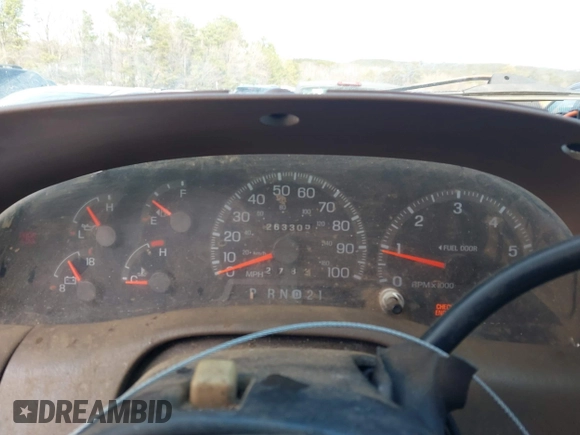 1997 Ford F-150 XL with VIN 1FTEX18L9VNC35190, listed as a IAAI auction lot 41451204 with 263,305 mi miles. Bid and sale history available at carsss.com. Image 7.