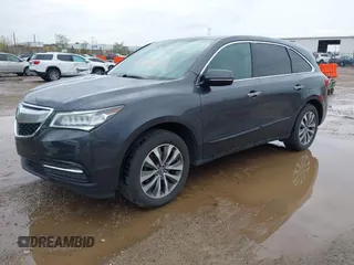 2014 Acura MDX Tech Pkg with VIN 5FRYD4H48EB007470, listed as a IAAI auction lot 42123432 with 186,942 mi miles. Bid and sale history available at carsss.com. Image 2.