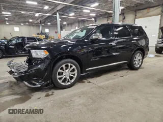 2018 Dodge Durango Citadel with VIN 1C4RDJEG0JC161228, listed as a Copart auction lot 59330155 with 91,304 mi miles and Salvage title. Bid and sale history available at DreamBid. Image 1.