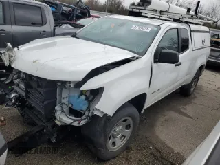 2021 Chevrolet Colorado 2WD Work Truck with VIN 1GCHSBEA0M1118740, listed as a Copart auction lot 84727024 with 125,233 mi miles and Salvage Title. Bid and sale history available at carsss.com. Image 1.