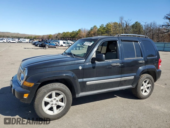 2006 Jeep Liberty Limited z VIN 1J8GL58K16W217595, wystawiony jako Copart lot #49732595 z przebiegiem 117 084 mil mil oraz Szkoda całkowita • Salvage title. Historia ofert i sprzedaży dostępna na DreamBid. Obrazek 1.