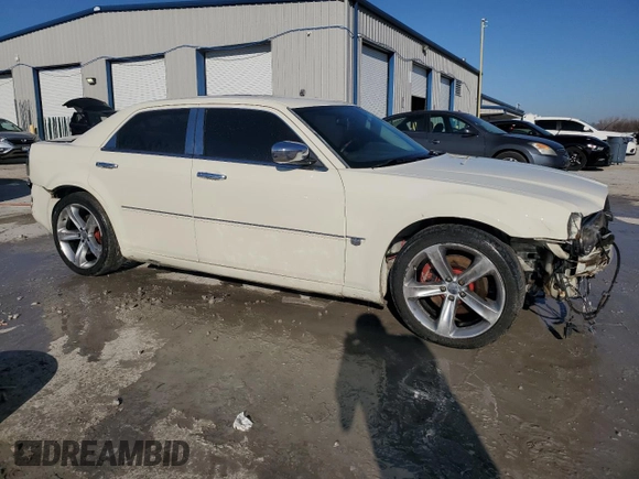 2006 Chrysler 300 C with VIN 2C3LA63H96H108723, listed as a Copart auction lot 48159225 with 188,637 mi miles and Salvage Title. Bid and sale history available at carsss.com. Image 4.