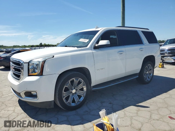 2016 GMC Yukon SLT with VIN 1GKS1BKCXGR439435, listed as a Copart auction lot 61202804 with 168,196 mi miles and Salvage Title. Bid and sale history available at carsss.com. Image 1.
