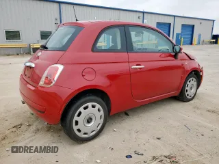 2013 FIAT 500 Pop with VIN 3C3CFFAR7DT674168, listed as a Copart auction lot 59771195 with 70,354 mi miles and Salvage title. Bid and sale history available at DreamBid. Image 3.