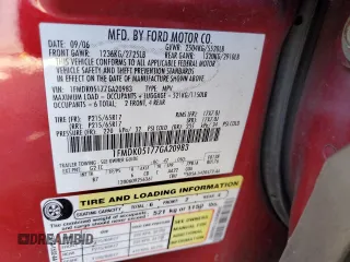 2007 Ford Freestyle SEL with VIN 1FMDK05177GA20983, listed as a Copart auction lot 81134974 with 0 mi miles and Salvage Title. Bid and sale history available at carsss.com. Image 12.
