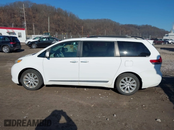 2014 Toyota Sienna Ltd with VIN 5TDDK3DC6ES076778, listed as a IAAI auction lot 41387091 with 173,497 mi miles. Bid and sale history available at carsss.com. Image 14.