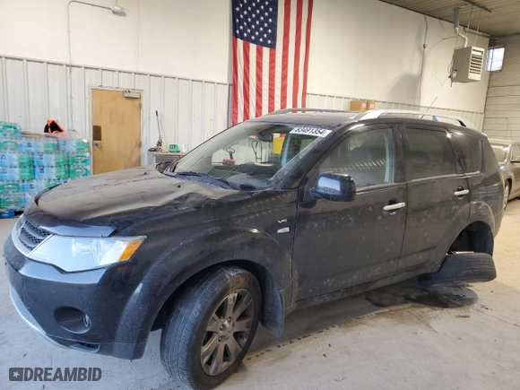2008 Mitsubishi Outlander XLS with VIN JA4MT41X98Z003606, listed as a Copart auction lot 83491354 with 83,508 mi miles and Salvage Title. Bid and sale history available at carsss.com. Image 1.