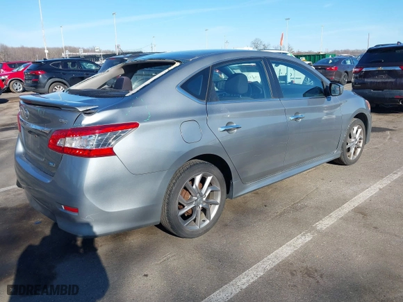 2013 Nissan Sentra SR with VIN 3N1AB7AP5DL643622, listed as a IAAI auction lot 41684900 with 67,723 mi miles. Bid and sale history available at carsss.com. Image 4.