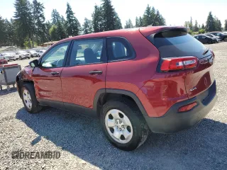 2017 Jeep Cherokee Sport with VIN 1C4PJMABXHD230619, listed as a Copart auction lot 64120275 with 101,327 mi miles and Salvage title. Bid and sale history available at DreamBid. Image 2.