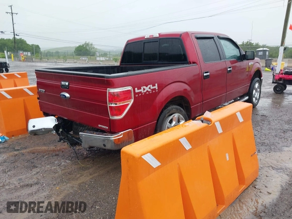 2013 Ford F-150 XL with VIN 1FTFW1EF6DFB48555, listed as a IAAI auction lot 42160534 with 134,289 mi miles and . Bid and sale history available at carsss.com. Image 4.