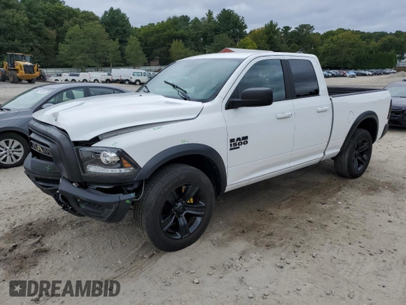 2021 Ram 1500 Classic Warlock with VIN 1C6RR7GG4MS547301, listed as a Copart auction lot 72256524 with 39,703 mi miles and Salvage Title. Bid and sale history available at carsss.com. Image 1.