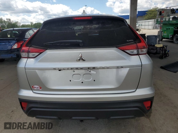 2022 Mitsubishi Eclipse Cross ES with VIN JA4ATUAA8NZ069137, listed as a Copart auction lot 58232065 with 68,511 mi miles and Salvage title. Bid and sale history available at DreamBid. Image 6.