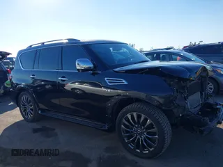 2021 Nissan Armada Platinum with VIN JN8AY2DB4M9793104, listed as a IAAI auction lot 41267471 with 33,616 mi miles. Bid and sale history available at carsss.com. Image 14.