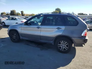 2005 BMW X5 3.0i with VIN 5UXFA13565LY01976, listed as a Copart auction lot 76867354 with 162,119 mi miles and Salvage Title. Bid and sale history available at carsss.com. Image 2.
