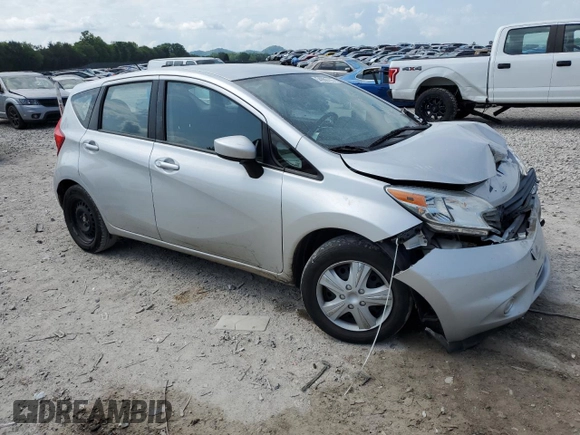 2015 Nissan Note S with VIN 3N1CE2CP5FL405093, listed as a Copart auction lot 54989115 with 129,031 mi miles and Salvage Title. Bid and sale history available at DreamBid. Image 4.