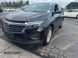 2022 Chevrolet Equinox LS with VIN 2GNAXFEV3N6137236, listed as a IAAI auction lot 42786141 with 116,463 mi miles and . Bid and sale history available at DreamBid. Image 1.