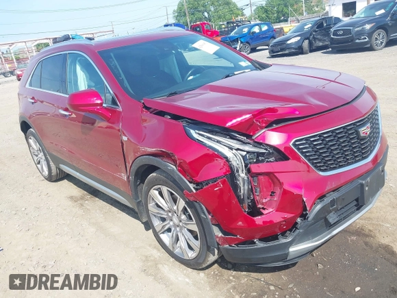 2020 Cadillac XT4 AWD Premium Luxury with VIN 1GYFZDR41LF081454, listed as a IAAI auction lot 42589451 with 40,298 mi miles and . Bid and sale history available at DreamBid. Image 1.