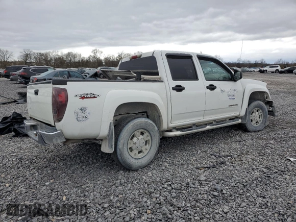 2005 GMC Canyon 1SF SLE Z71 with VIN 1GTDT136858165690, listed as a Copart auction lot 47884055 with 0 mi miles and Salvage Title. Bid and sale history available at carsss.com. Image 3.