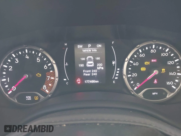 2019 Jeep Renegade Latitude with VIN ZACNJABB0KPJ93901, listed as a IAAI auction lot 40912828 with 177,466 mi miles and . Bid and sale history available at DreamBid. Image 7.