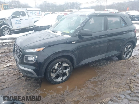 2022 Hyundai Venue SEL with VIN KMHRC8A31NU188951, listed as a IAAI auction lot 41546775 with 26,861 mi miles and . Bid and sale history available at DreamBid. Image 2.