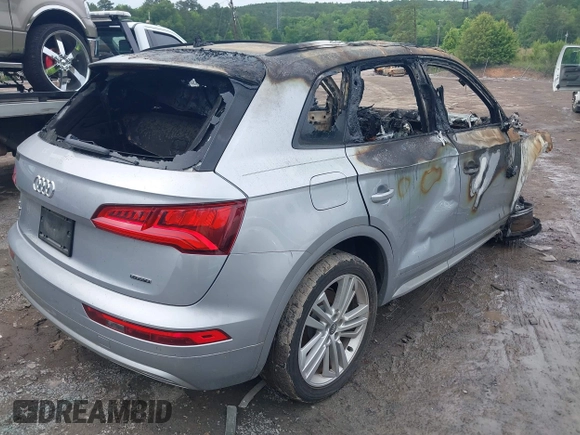 2019 Audi Q5 Premium Plus with VIN WA1BNAFYXK2082219, listed as a IAAI auction lot 42162508 with Not provided miles and . Bid and sale history available at DreamBid. Image 4.