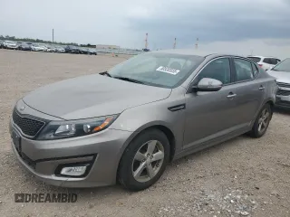 2015 Kia Optima LX with VIN 5XXGM4A72FG382898, listed as a Copart auction lot 50530555 with 105,334 mi miles and Salvage Title. Bid and sale history available at DreamBid. Image 1.