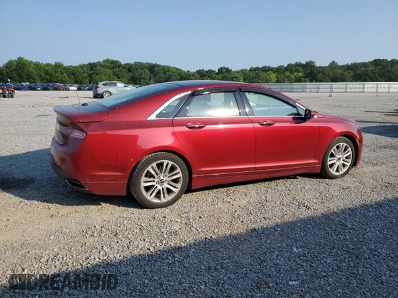 2014 Lincoln MKZ Hybrid with VIN 3LN6L2LUXER816096, listed as a Copart auction lot 59089415 with 52,977 mi miles and Salvage title. Bid and sale history available at DreamBid. Image 3.