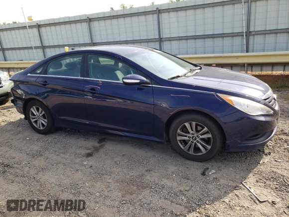 2014 Hyundai Sonata GLS with VIN 5NPEB4AC4EH912804, listed as a Copart auction lot 54137445 with 171,077 mi miles and Salvage Title. Bid and sale history available at carsss.com. Image 4.