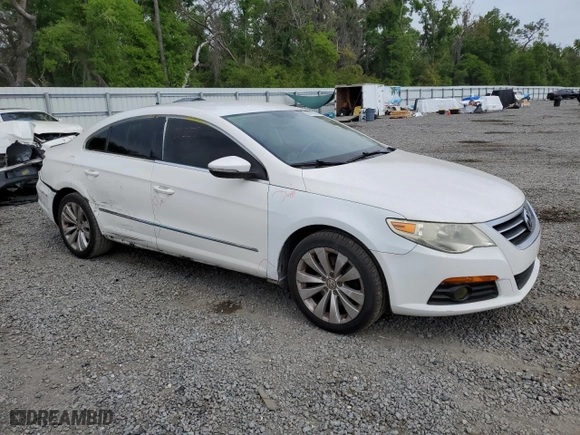 2010 Volkswagen CC Sport with VIN WVWML7AN9AE516101, listed as a Copart auction lot 50011075 with 143,015 mi miles and Salvage Title. Bid and sale history available at carsss.com. Image 4.