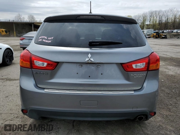 2013 Mitsubishi Outlander Sport SE with VIN 4A4AR4AUXDE014251, listed as a Copart auction lot 53883495 with 111,028 mi miles and Salvage Title. Bid and sale history available at carsss.com. Image 6.