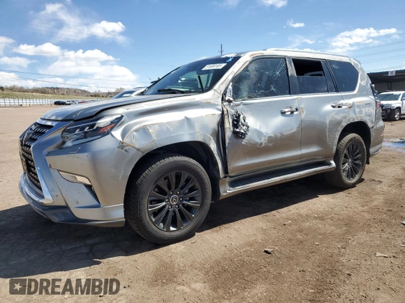 2023 Lexus GX with VIN JTJAM7BX0P5369155, listed as a Copart auction lot 51699185 with 15,283 mi miles and Salvage Title. Bid and sale history available at carsss.com. Image 1.