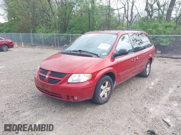 2005 Dodge Caravan SXT with VIN 2D4GP44L35R127086, listed as a IAAI auction lot 42135667 with 78,262 mi miles and . Bid and sale history available at carsss.com. Image 2.