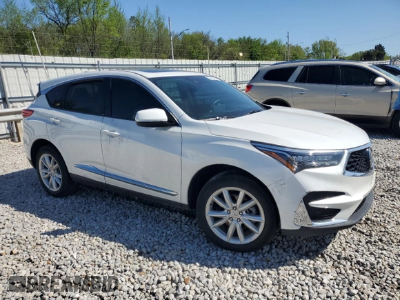2021 Acura RDX with VIN 5J8TC1H33ML005949, listed as a Copart auction lot 52402405 with Not provided miles and Salvage title. Bid and sale history available at DreamBid. Image 4.